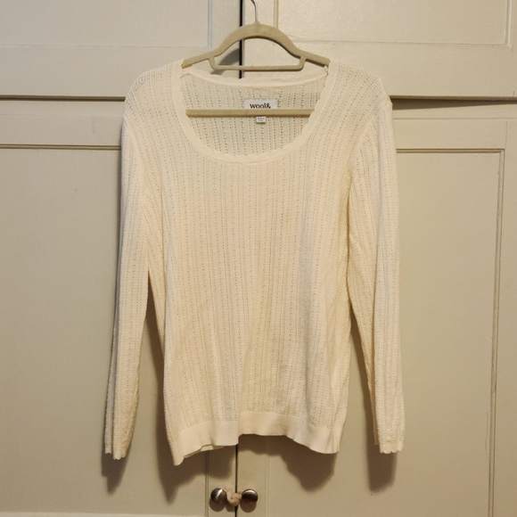 Wool& Sweaters - Wool& Daisy Pointelle Sweater